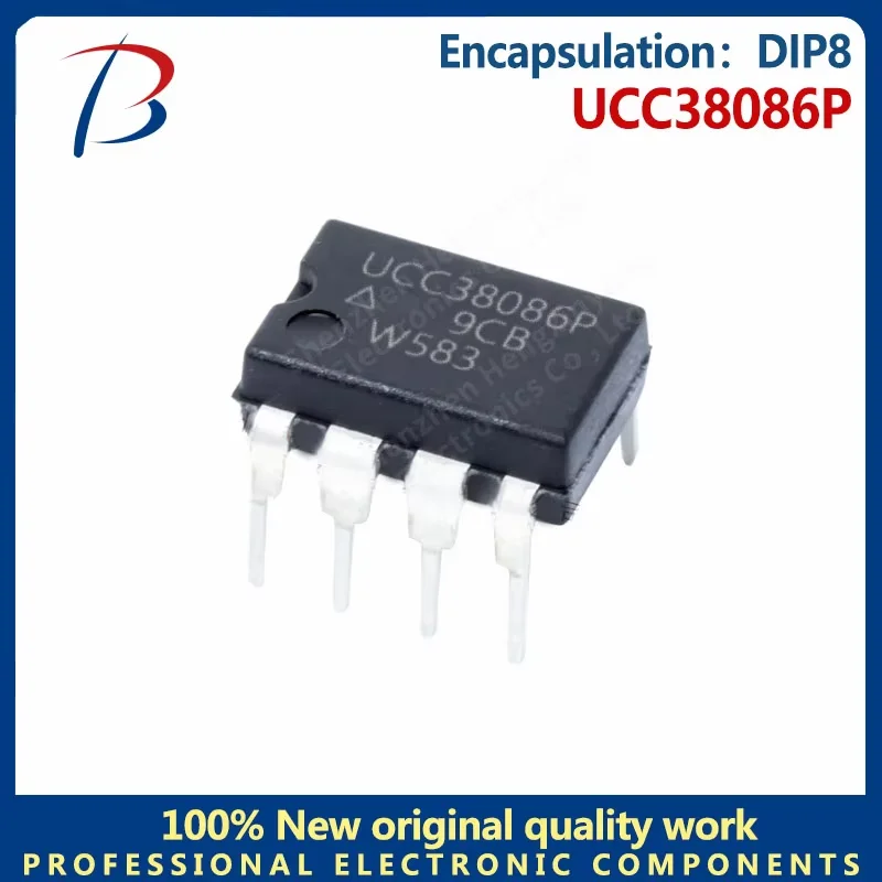 5PCS UCC38086P in-line DIP8 two-triode switching controller