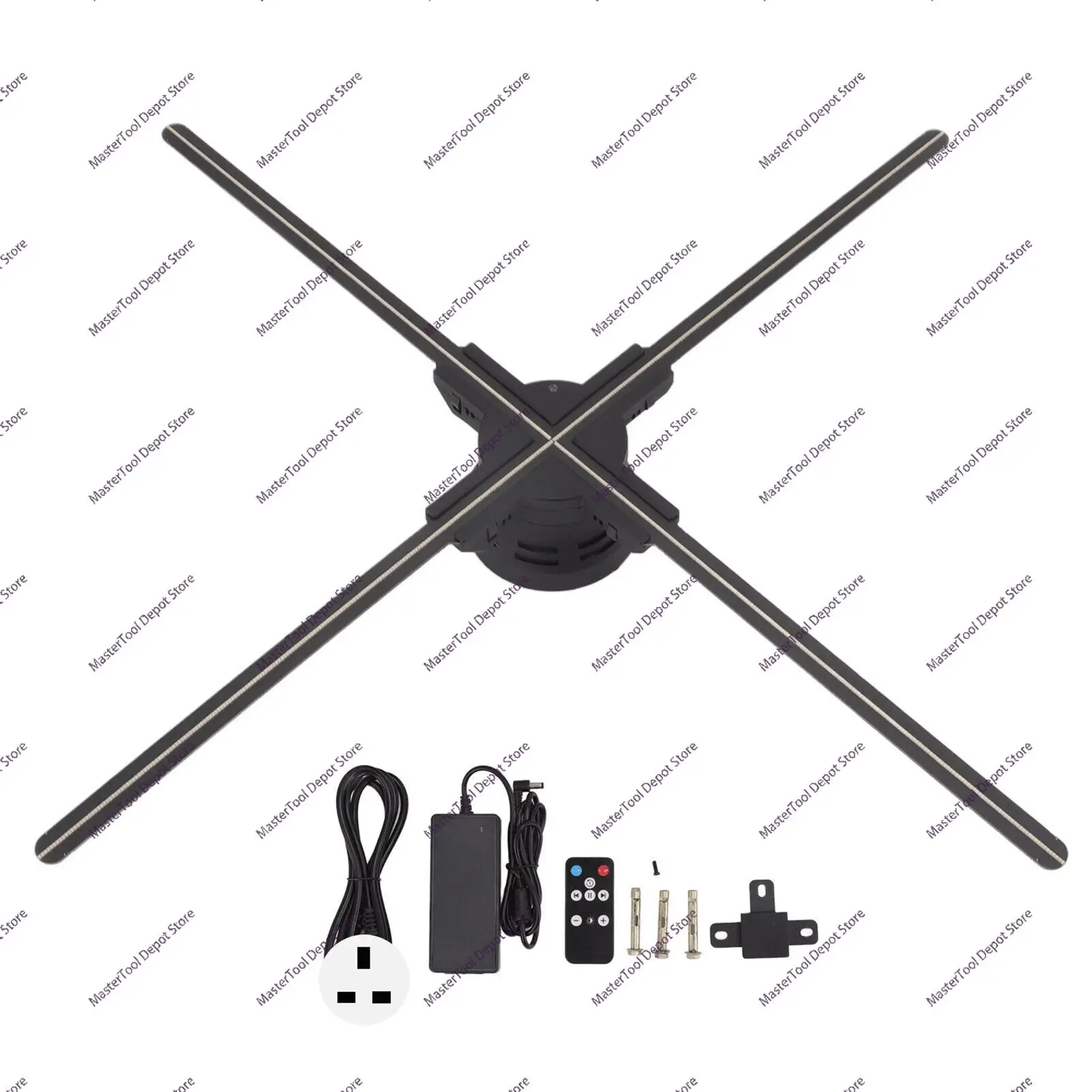 New high definition 60CM naked eye 3D LED holographic advertising machine with WIFI mobile APP control splicing