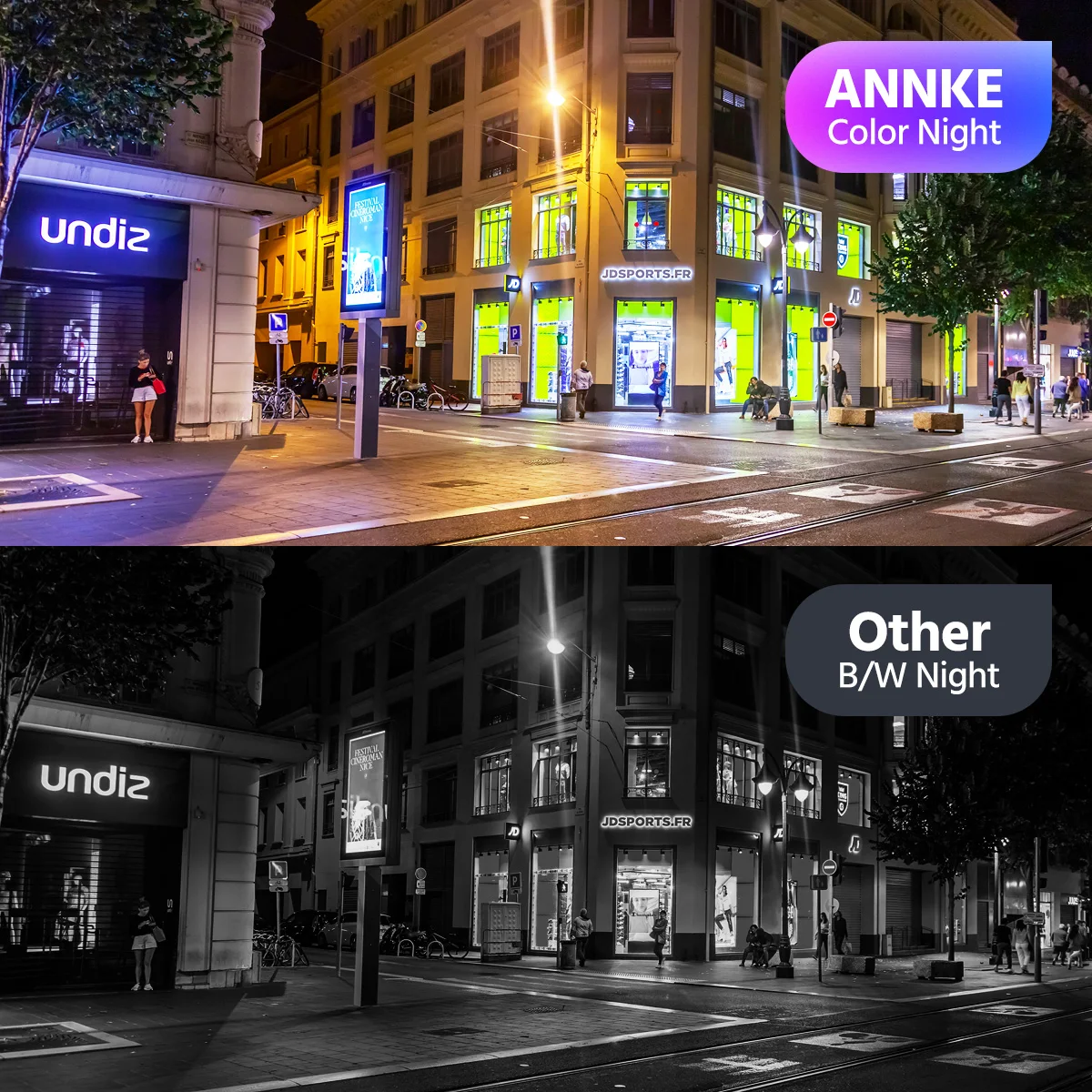 SANNCE 4CH 5MP XPOE Video Security System 4PCS 5MP Outdoor Waterproof Infrared Night Vision IP Camera Wireless Surveillance Kit