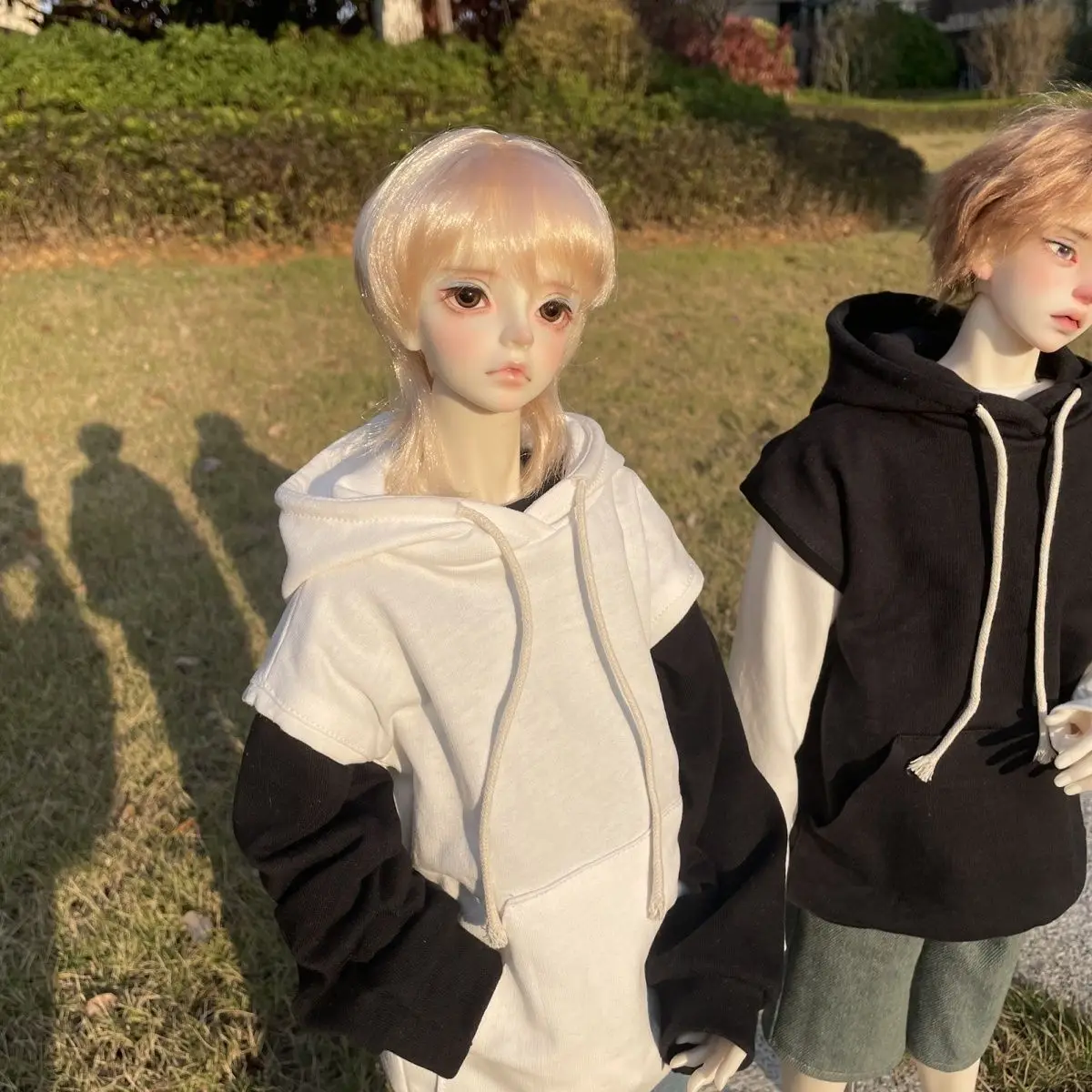 1/4 1/3 Doll's Clothes for 45/60/62/65/68/70/73/75cm Bjd Doll Sports Sleeveless Hoodie,T-shirt Handsome Toys Doll Accessories
