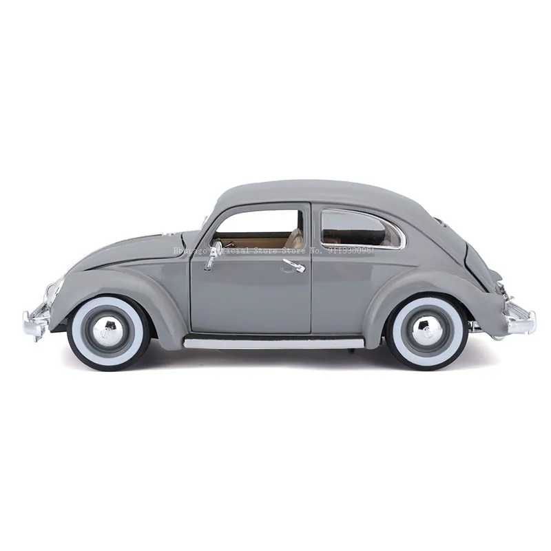 Bburago 1:18 1955 Volkswagen Kafer-Beetle Alloy Classic Car Die Cast Model Toy Collection Gift Car Model