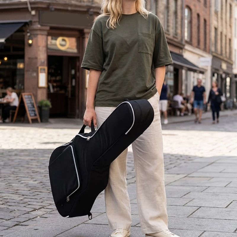 Guitar Protective Storage Bag Backpack Musical Instrument Carrying Bag Enduring