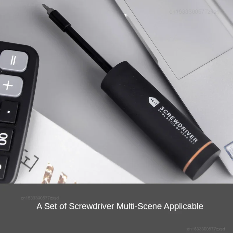 Xiaomi JIUXUN 18 في 1 طقم مفك تخزين مخفي متعدد الوظائف قابل للاستبدال مفك براغي محمول صيانة المنزل أداة يدوية