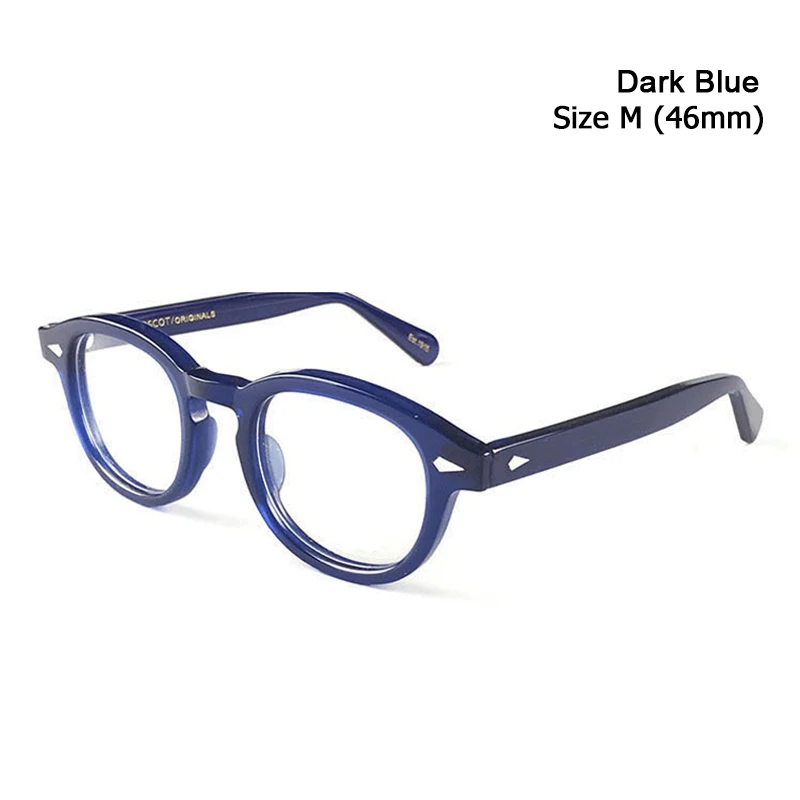 NONE Brillen Rahmen Männer Johnny Depp Lemtosh Optische Gläser Frauen Computer Brille Klare Linse Acetat Rahmen Luxus Marke Vintage 8