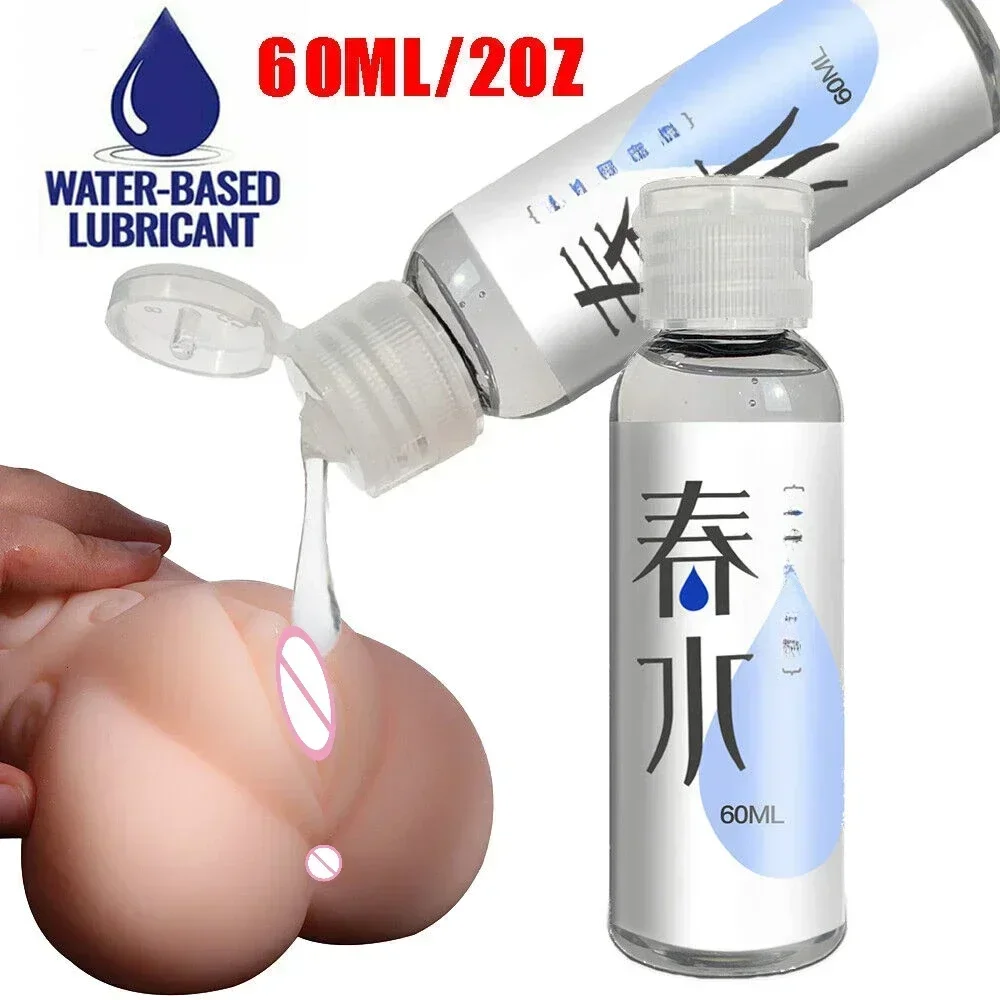 Anal Lubrication Water-based Sex lubricant 2pcs 60ml Love Gel Sex lube Couples Gay Vaginal Orgasm Oil Sex Masturbation Lubricant