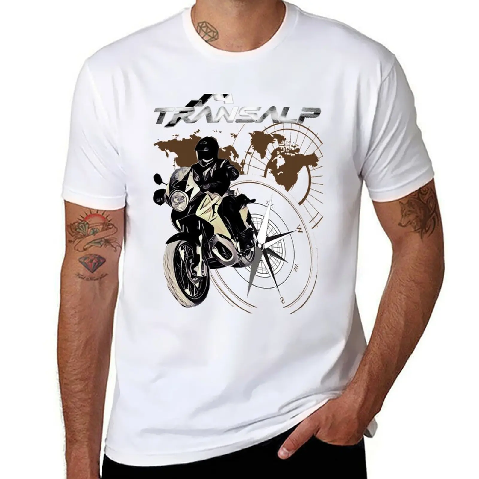

XL 700 V Transalp T-Shirt man t shirt graphic t shirts for man pack cotton T-Shirt