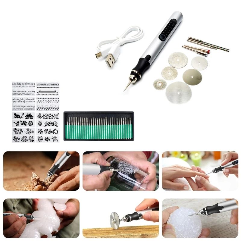 

USB Rechargeable Drill Engraving Pen Drill Wireless Grinder Pen