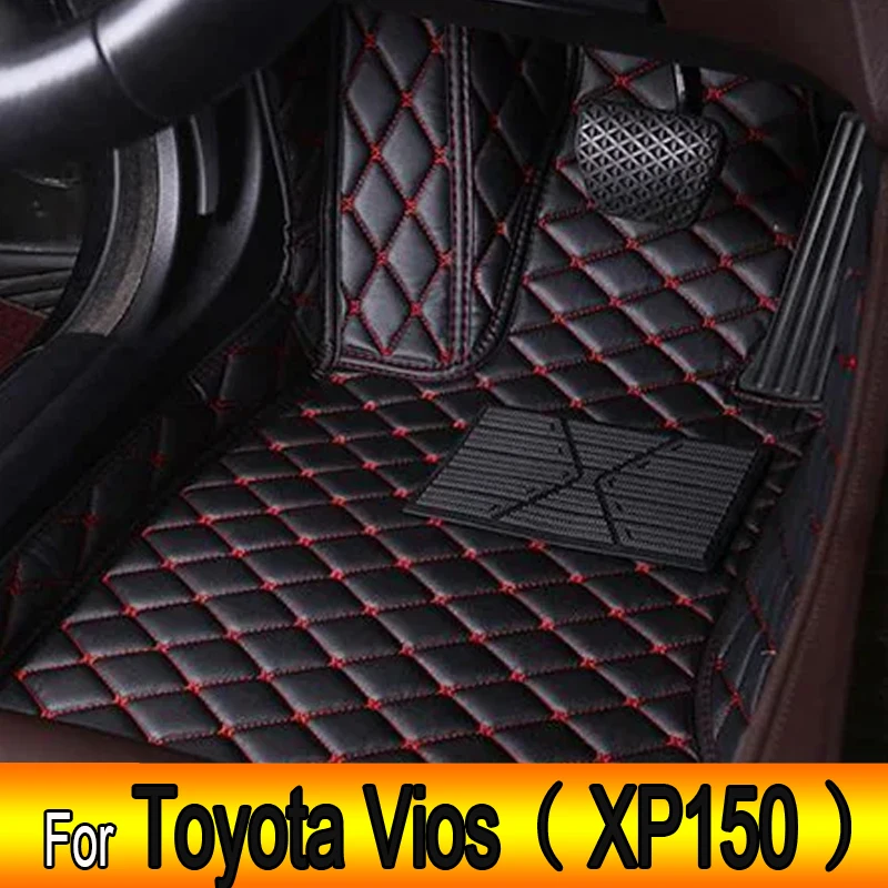 

Автомобильные коврики для Toyota Vios Yaris sedan ATIV Limo XP150 2013 ~ 2022, коврики, кожаные коврики, водонепроницаемые напольные коврики, набор автомобильных аксессуаров