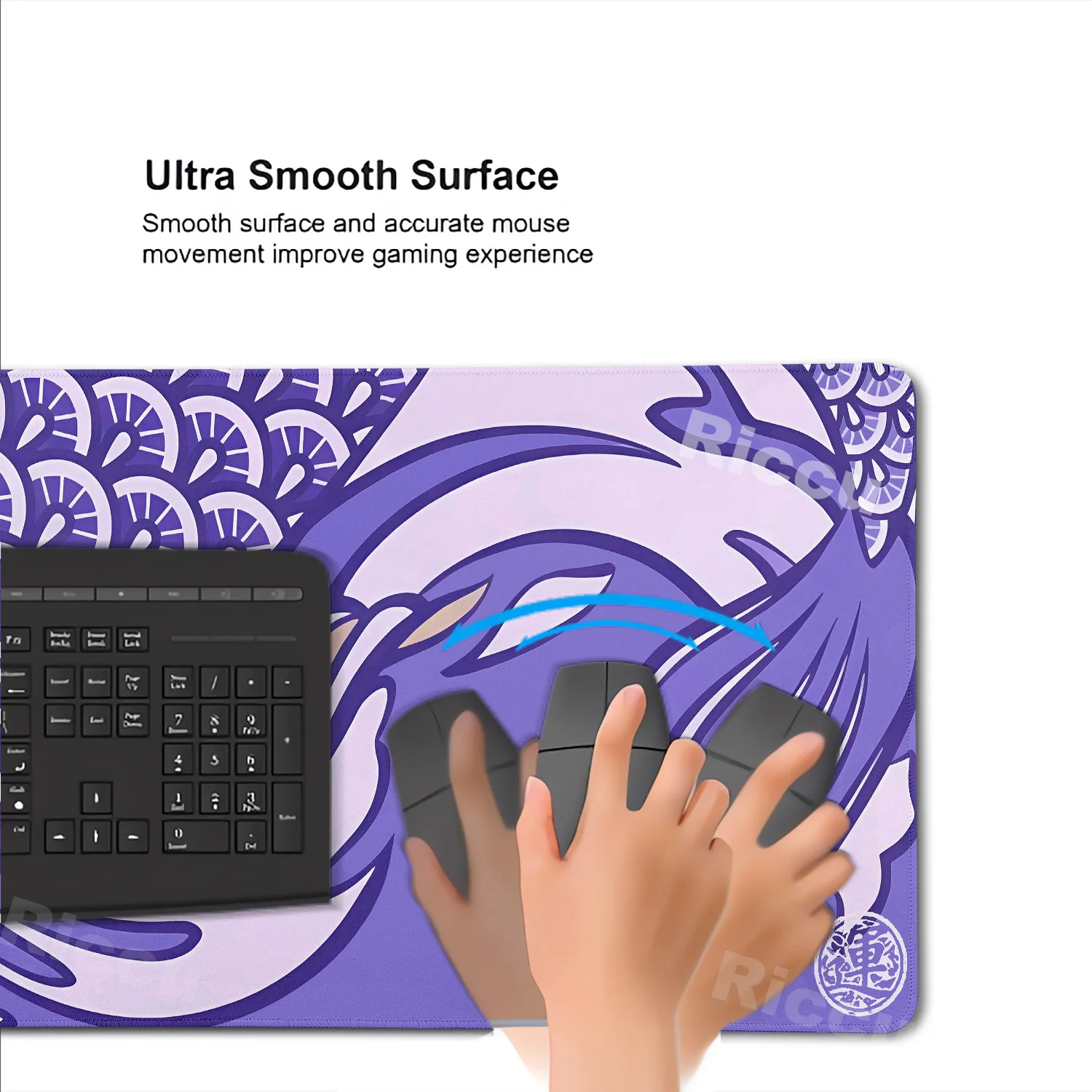 Chinese Carp Mouse Pad Office Accessories Large Gaming Desk Mat HD XXL XS Keyboard Mouse Mat Koi Fish Mousepad Yin-Yang Tablemat