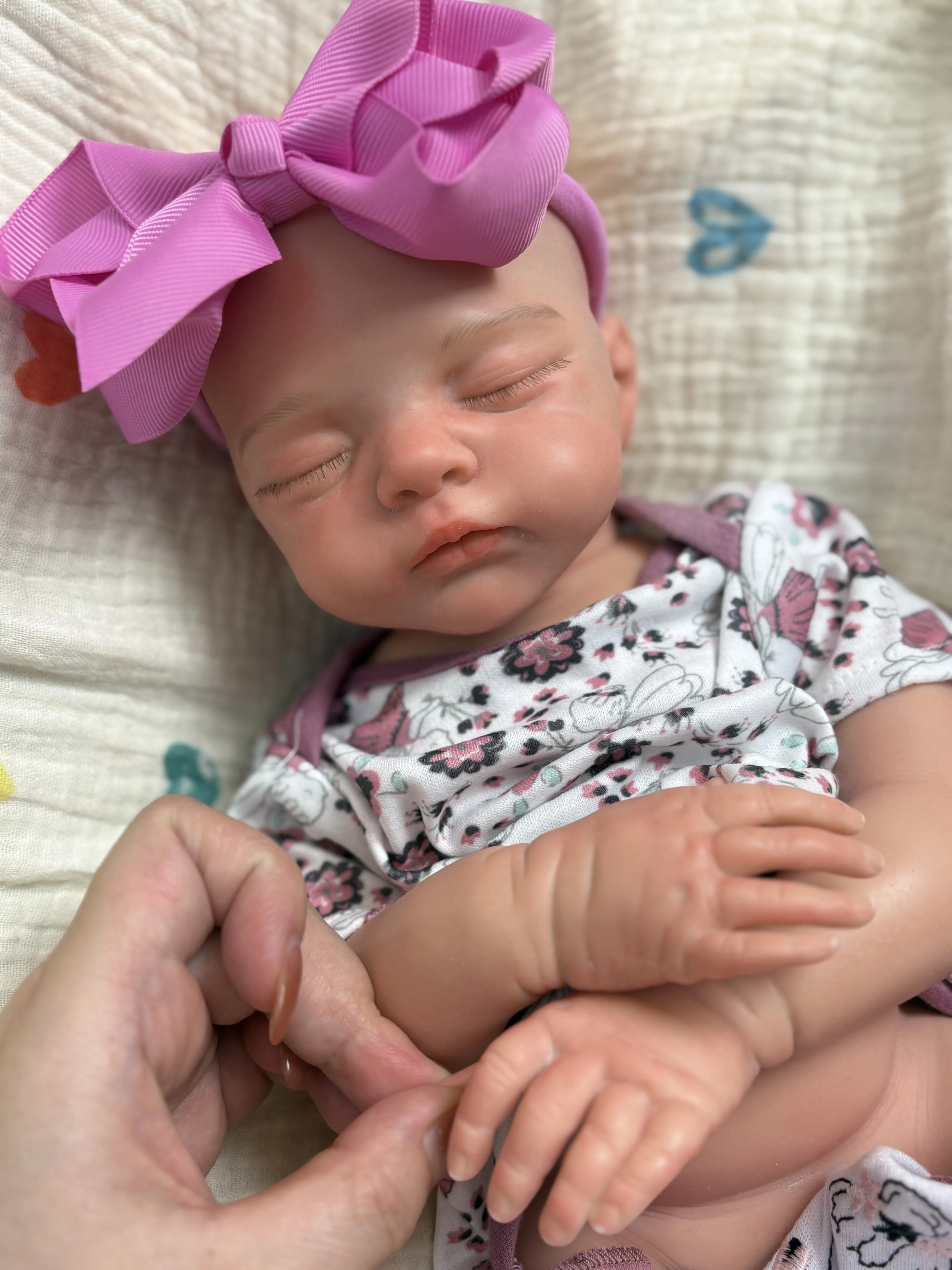 OtardDolls 18-Inch Handmade Silicone Doll Toy Soft Silicone Reborn Doll Open Mouth Realistic Waterproof Cute Collectible