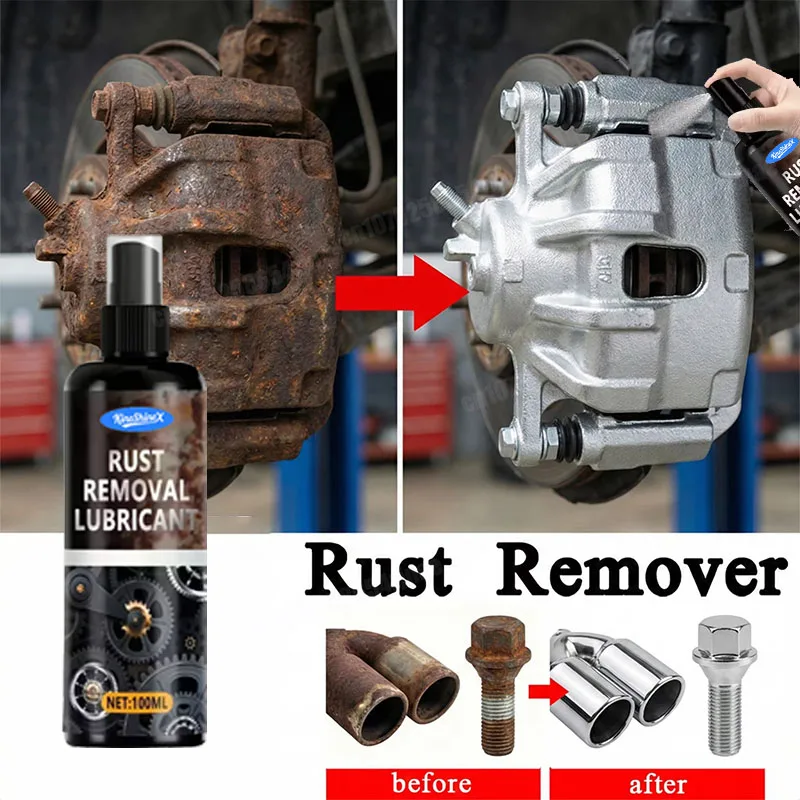 

Универсальный спрей для удаления ржавчины и восстановления металлических поверхностей (100 мл, 5 шт.) для автомобильных дисков и металла: мощное очищение, гладкость и надежность