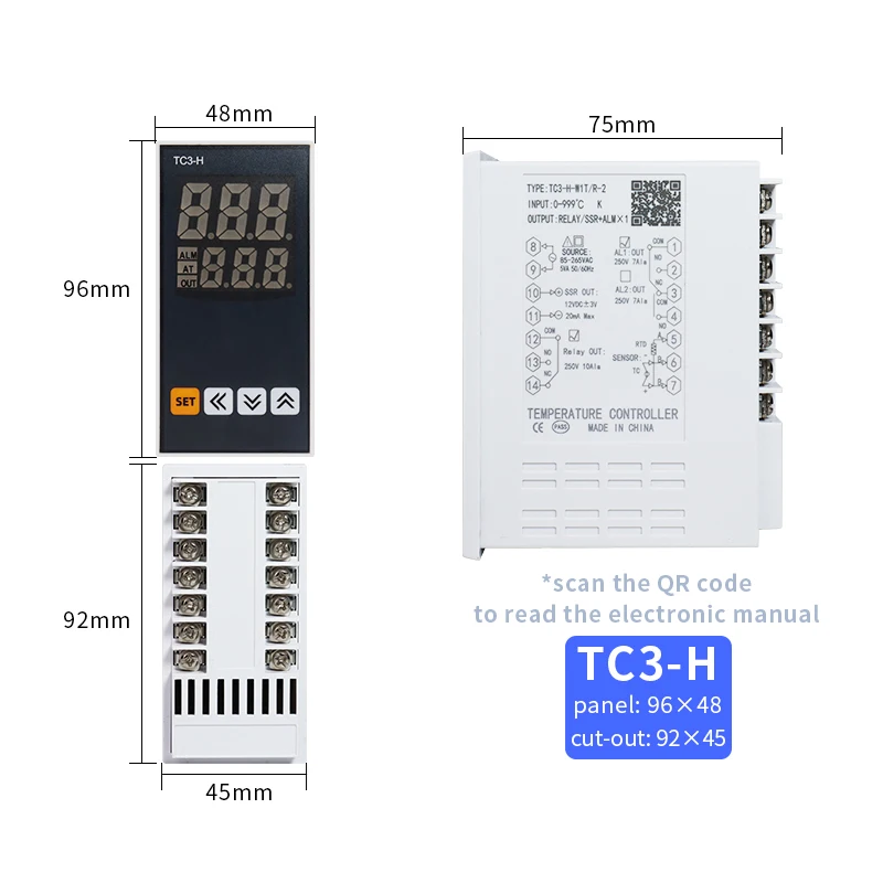 Variant: TC3-H 48x96mm