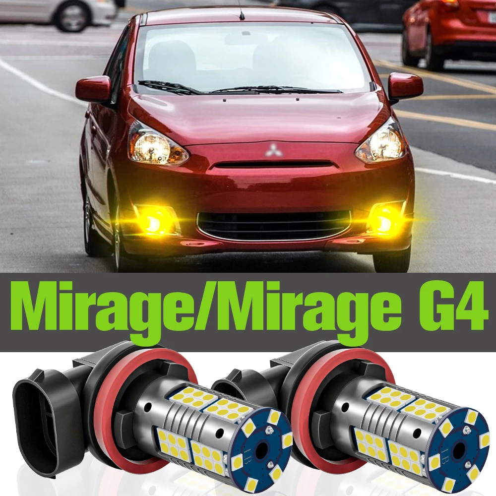 

2x LED Fog Light Accessories Lamp For Mitsubishi Mirage G4 2012 2013 2014 2015 2016 2017 2018