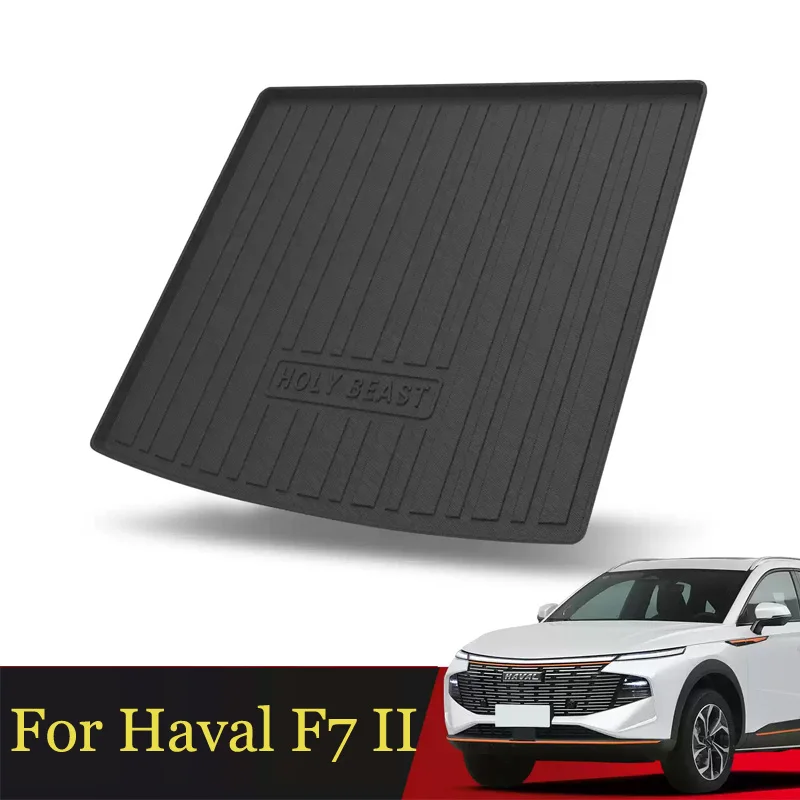 

For HAVAL F7 II 2024 Specialized Car Trunk mat TPO Trunk Cargo Liner Floor Mat-All Weather Protection Carpet Accessories