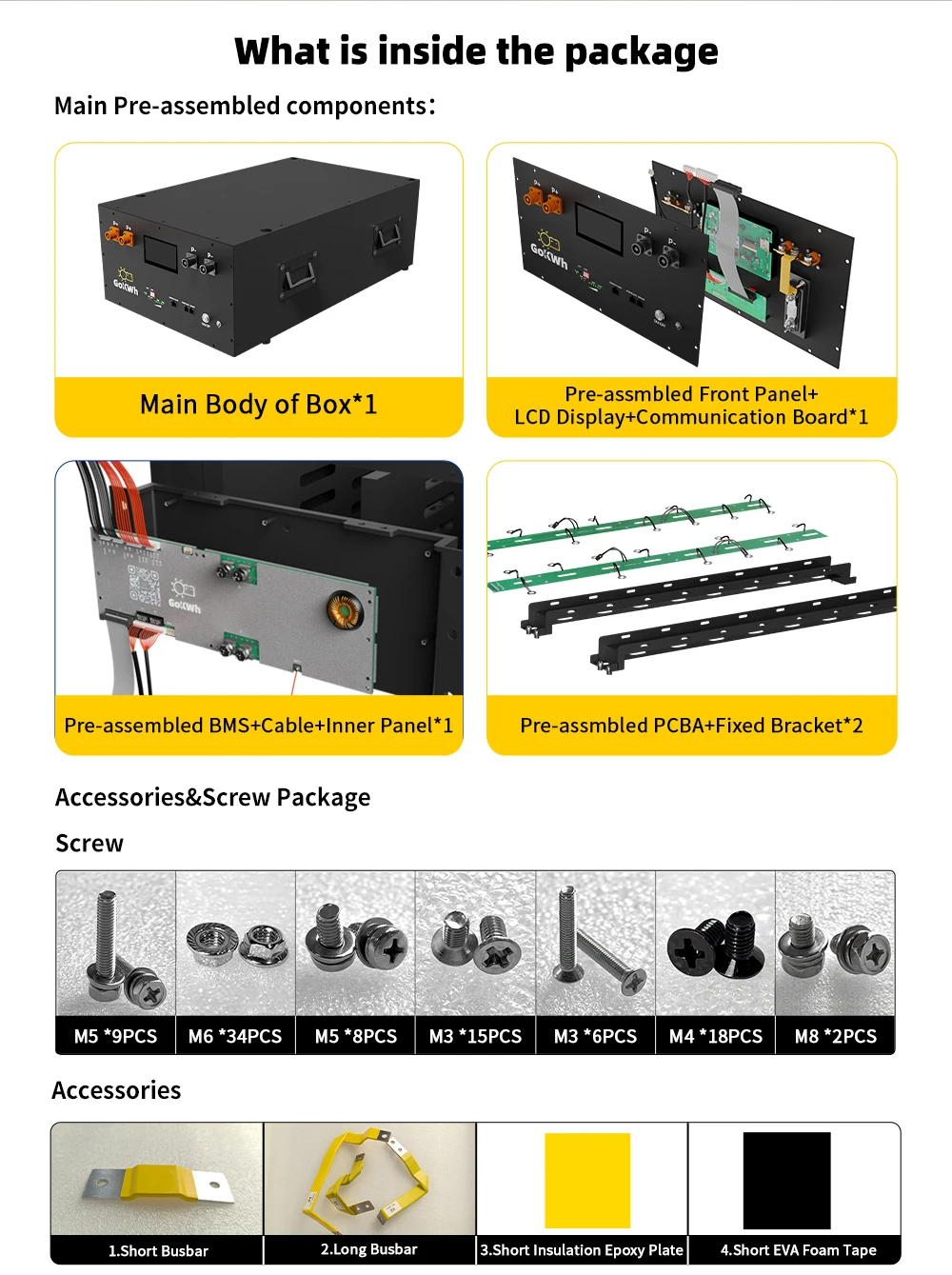 الاتحاد الأوروبي الأسهم لتقوم بها بنفسك 280Ah 320Ah 360Ah عدة صندوق الصف أ LiFePO4 بطارية حزمة 48 فولت 16S مجموعة بطارية مع 16S 200A BMS لنظام الطاقة المنزلية