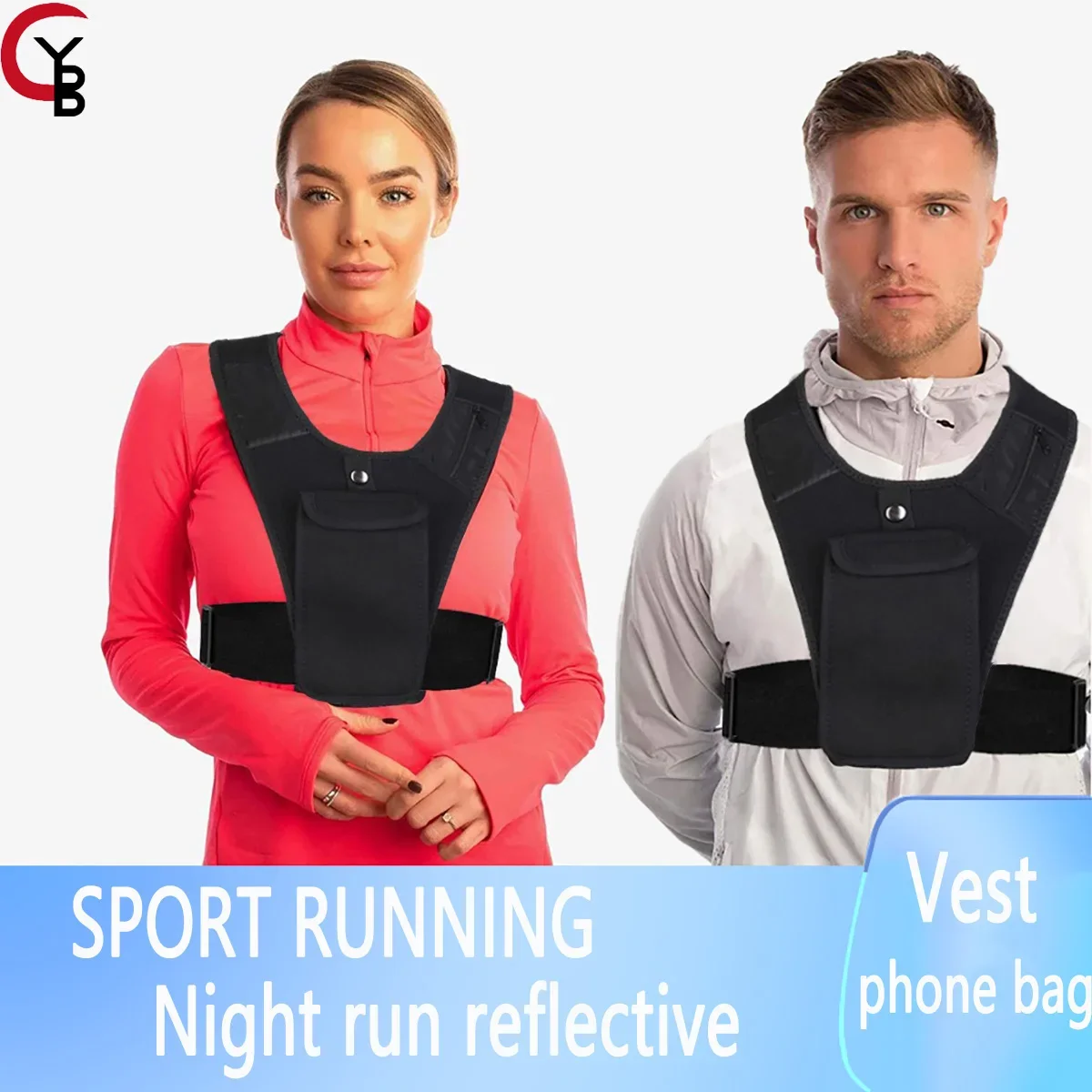 

Running Vest - Mobile Phone Stand Sports Outdoor Cycling Backpack,Suitable for Cycling, Running, Mountain Climbing, Fitness