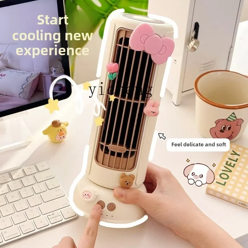 cc27 Reversible Head Fan Home Desktop USB Rechargeable Electric Fan Summer Silent Fan