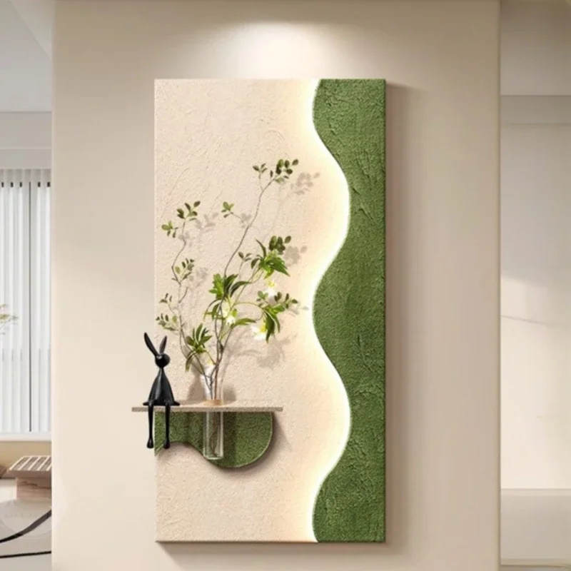 Modern Sandstone LED Wall Lamps For Entrance Decorations Corridor Hallway Living Room Hanging Painting Lustre Home Mural Lights