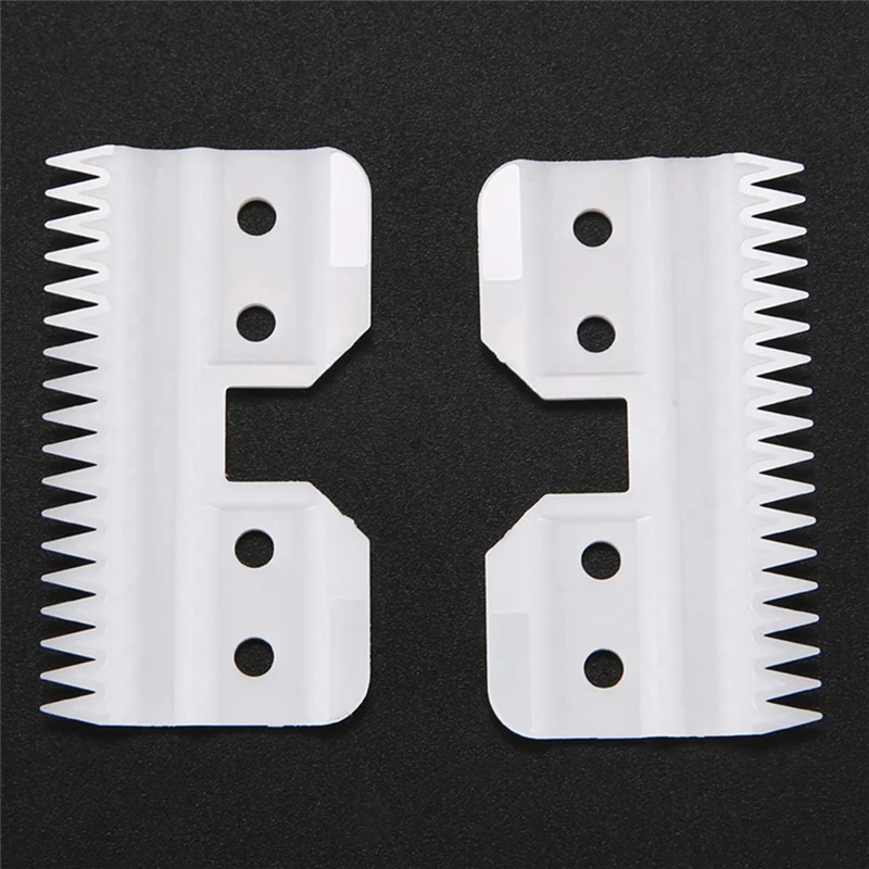 12Pcs Replaceable Ceramic 18 Teeth Pet Ceramic Clipper Cutting Blade for Oster A5 Series