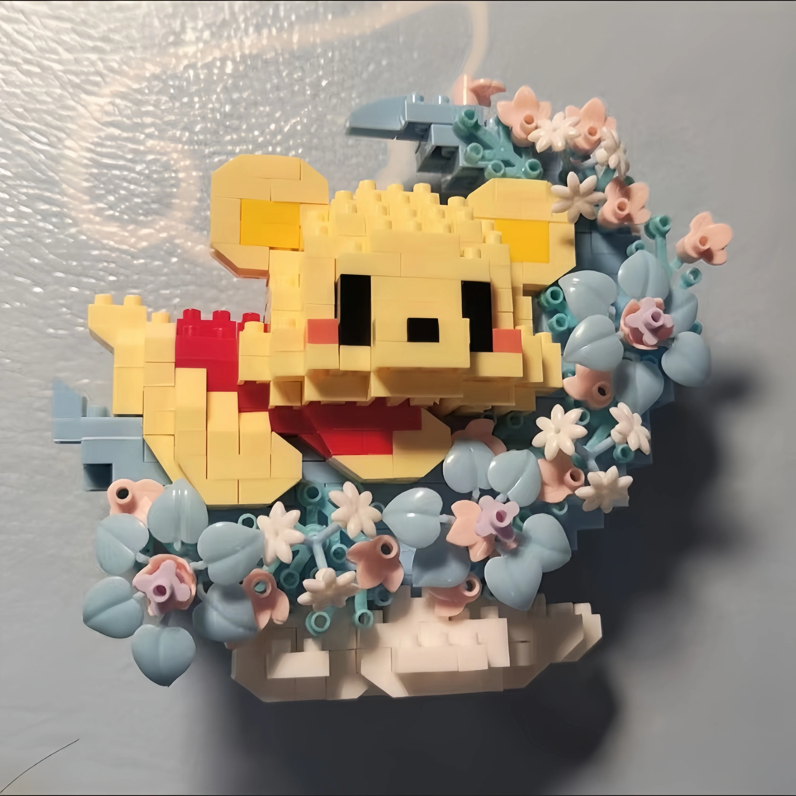 Leuke Hond Kat Panda Konijn Cartoon Dier Bloem Model Mini Bouwstenen DIY Constructie Speelgoed Kerst Verjaardagscadeau
