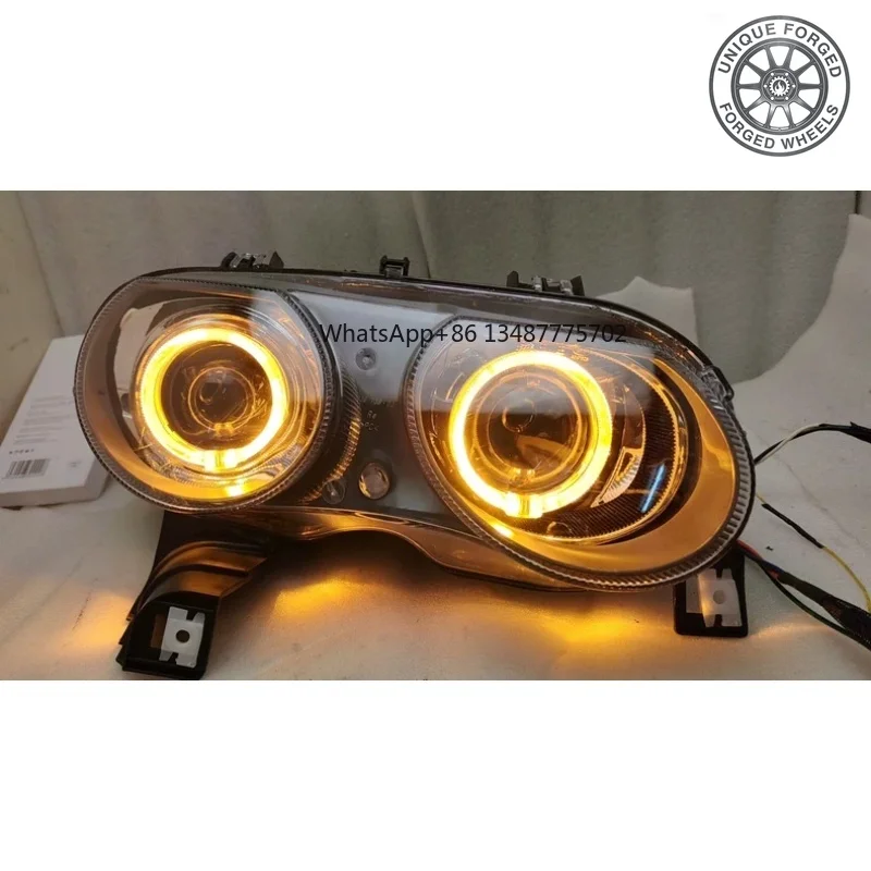 26style Car LED Headlight Angel Eyes for MG 7 Modified Headlamp Daytime Running Light Turn Signal