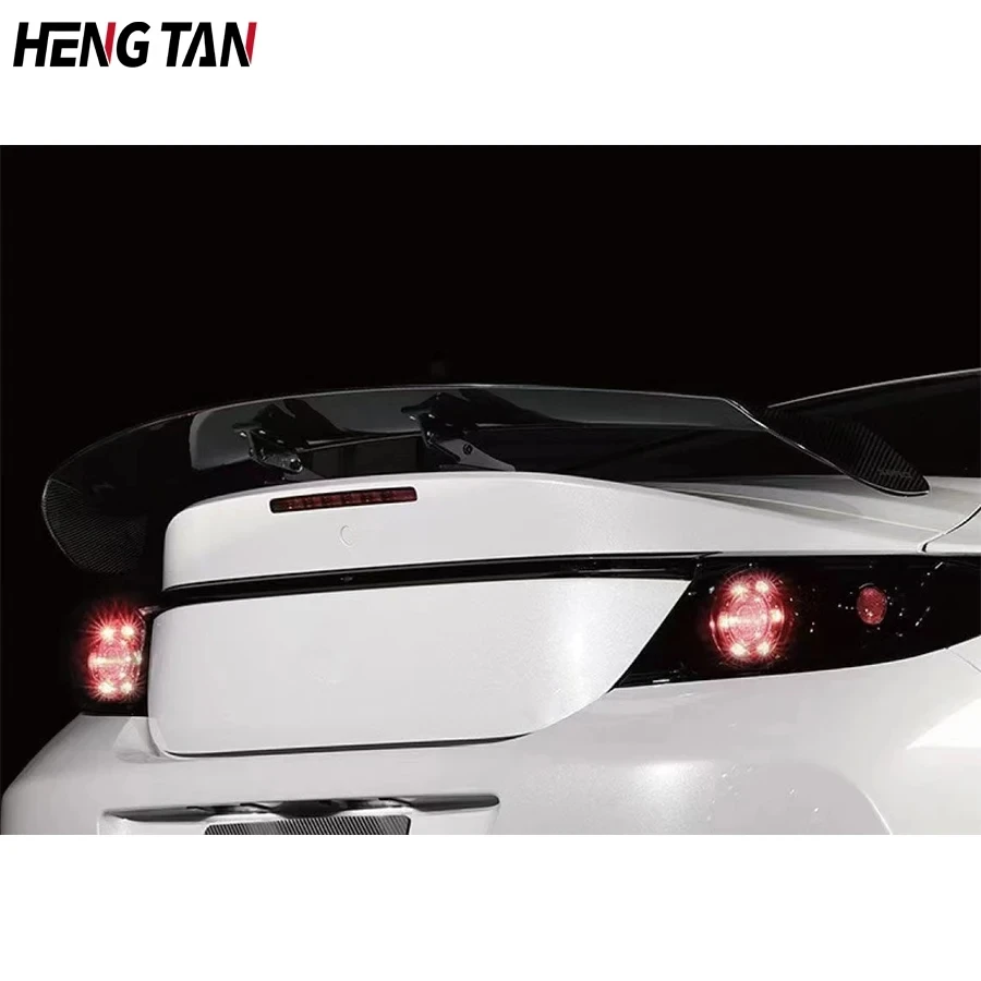 For Toyota GR86 Subaru BRZ 2020+ Carbon Fiber Tail fins Rear Trunk Spoiler Guide Wing Rear Wing Car Trunk Diverter SA Style