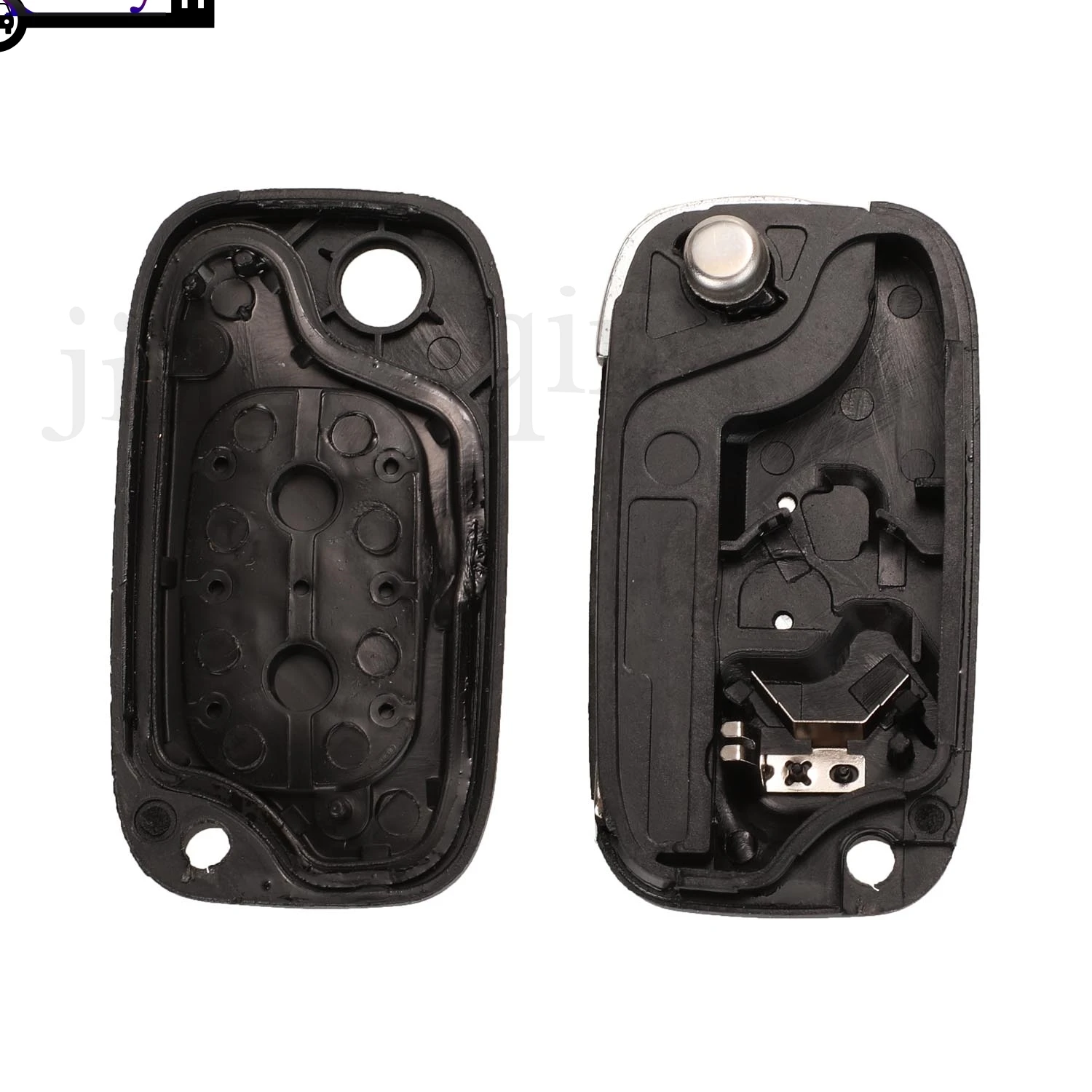 jingyuqin Folding Remote Car Key For Renault Clio III Master Modus Twingo ASK/FSK 433MHz ID46 PCF7961 Chip 7701210033