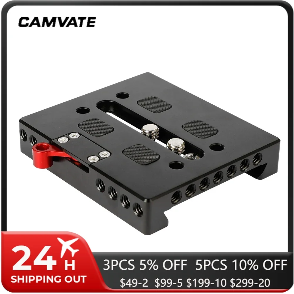 CAMVATE Quick Release Camera Baseplate ARRI Plate With 3/8\