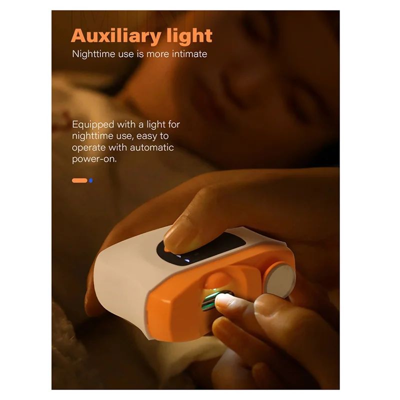 

【FUXQ】Электрические кусачки для ногтей, автоматический маникюрный триммер с легкими ножницами для пальцев ног, педикюрная полировка, резак для ногтей