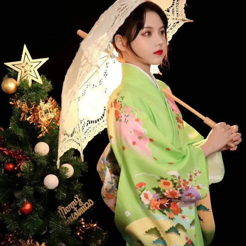 Nuevo estilo japonés, edición informal modificada para visita, kimono, atuendo Formal, fotografía, kimono tradicional