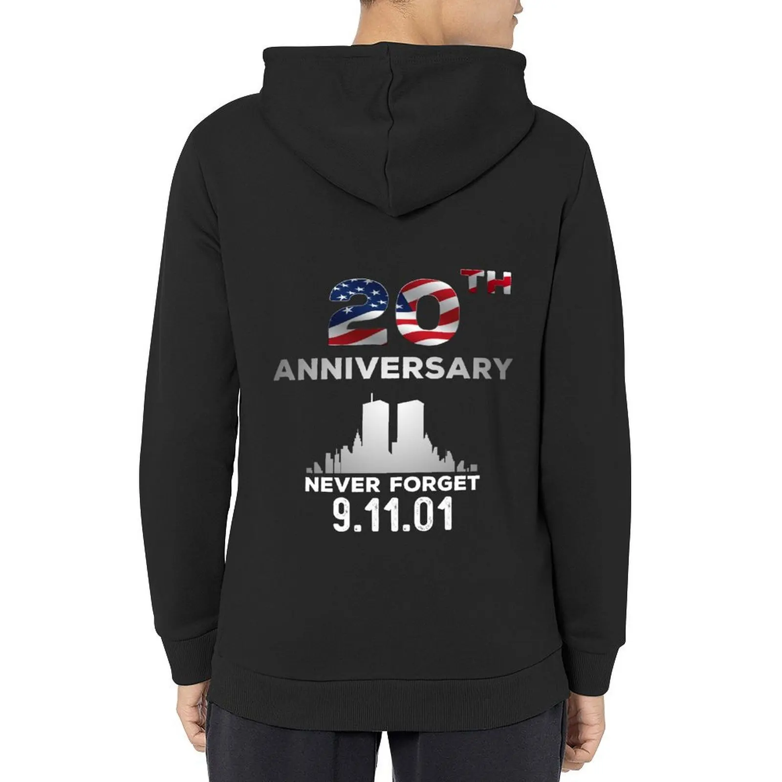 

9 11 20th Anniversary Never Forget 9 11 Hoodie blouse korean style clothes fashion men autumn hoodie