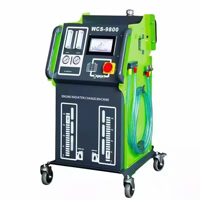 Auto Coolant Replacement Machine Radiator Cleaning Antifreeze Replacement With WCS9800 Cooling System Flush Car Cleaning Tool