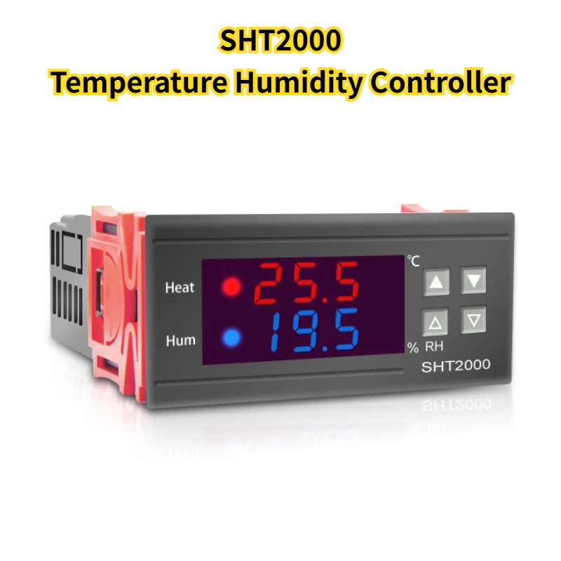 SHT2000 Temperature Humidity Controller Thermostat Humidistat Indoor Brewing Incubator Therometer Hygrometer Thermoregulator