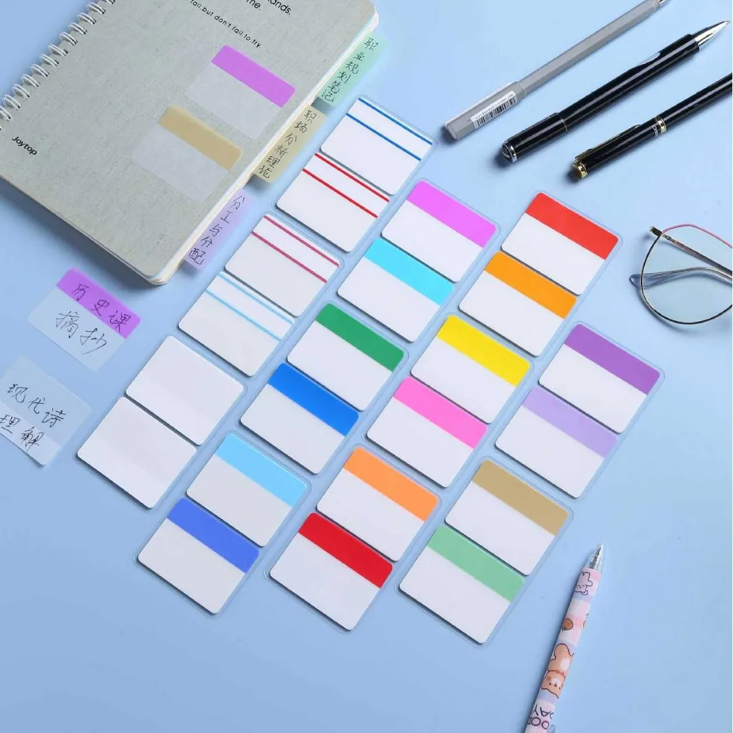 Notes autocollantes transparentes pour scrapbooking, bloc-notes en papier transparent, fournitures scolaires et de bureau, 50 feuilles