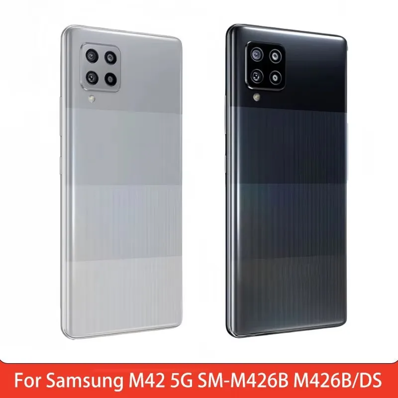 Battery Back Cover For Samsung Galaxy M42 5G SM-M426B M426B/DS PC Material Back Cover Repair Replacement Part