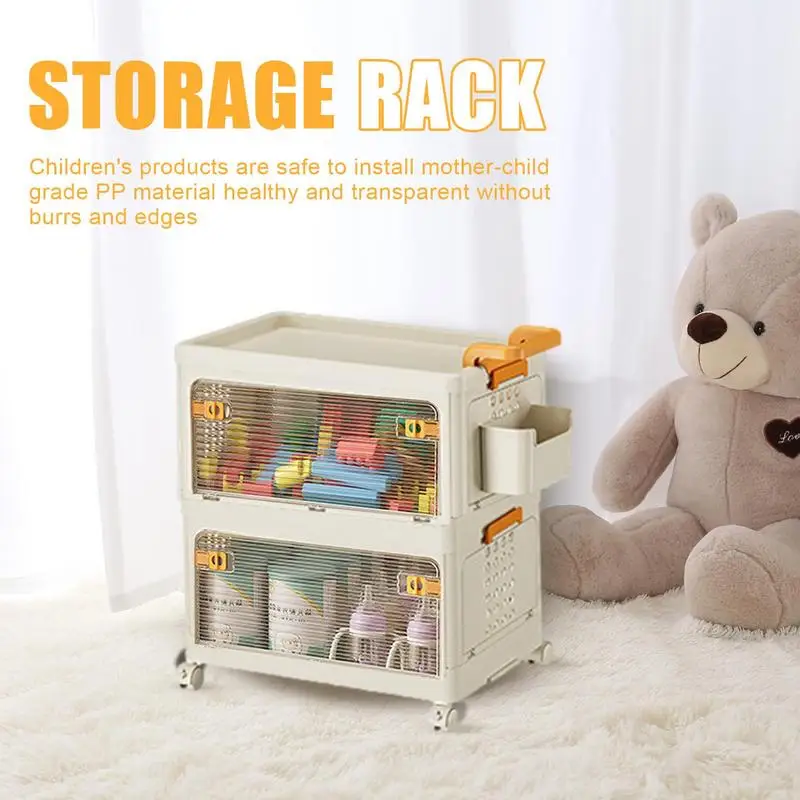 

Rolling Storage Cart Multi-layer Cart Storage Rack Multi-purpose Snacks Movable Storage Trolley Large Capacity Kitchen Organizer