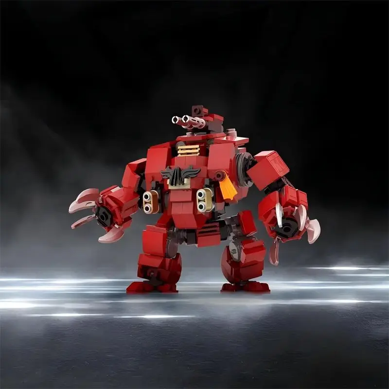 Hot Game Merchandise 40k Figure Mech Battle Robot Moc Battle Action Figure Hammer Fearless Mech Model Customied Anime Xmas Gift