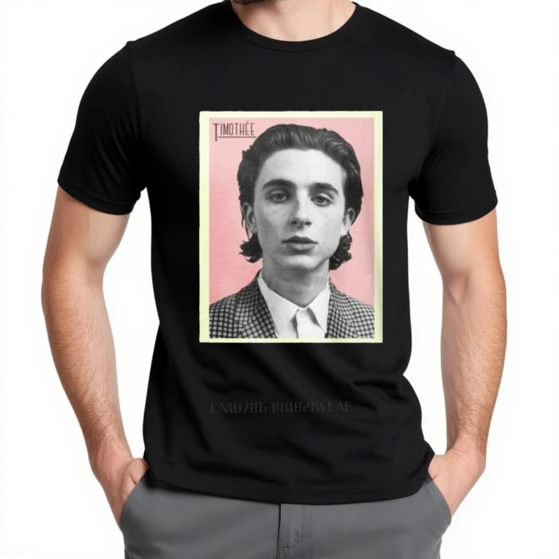 Новая мужская футболка Timothee Chalamet, размер S-2XL, хлопковая футболка, мужская летняя модная футболка европейского размера, модная мягкая новая футболка