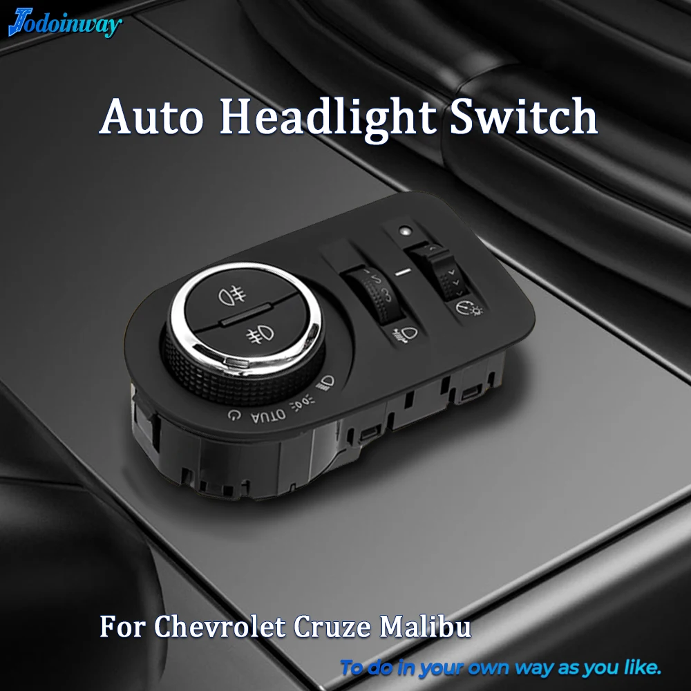 LED AUTO Headlight Switch Fog Light Button Beam Control Module For Buick Verano Chevy Cruze Opel Corsa E x15 Car Accessories