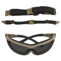 tan black lens