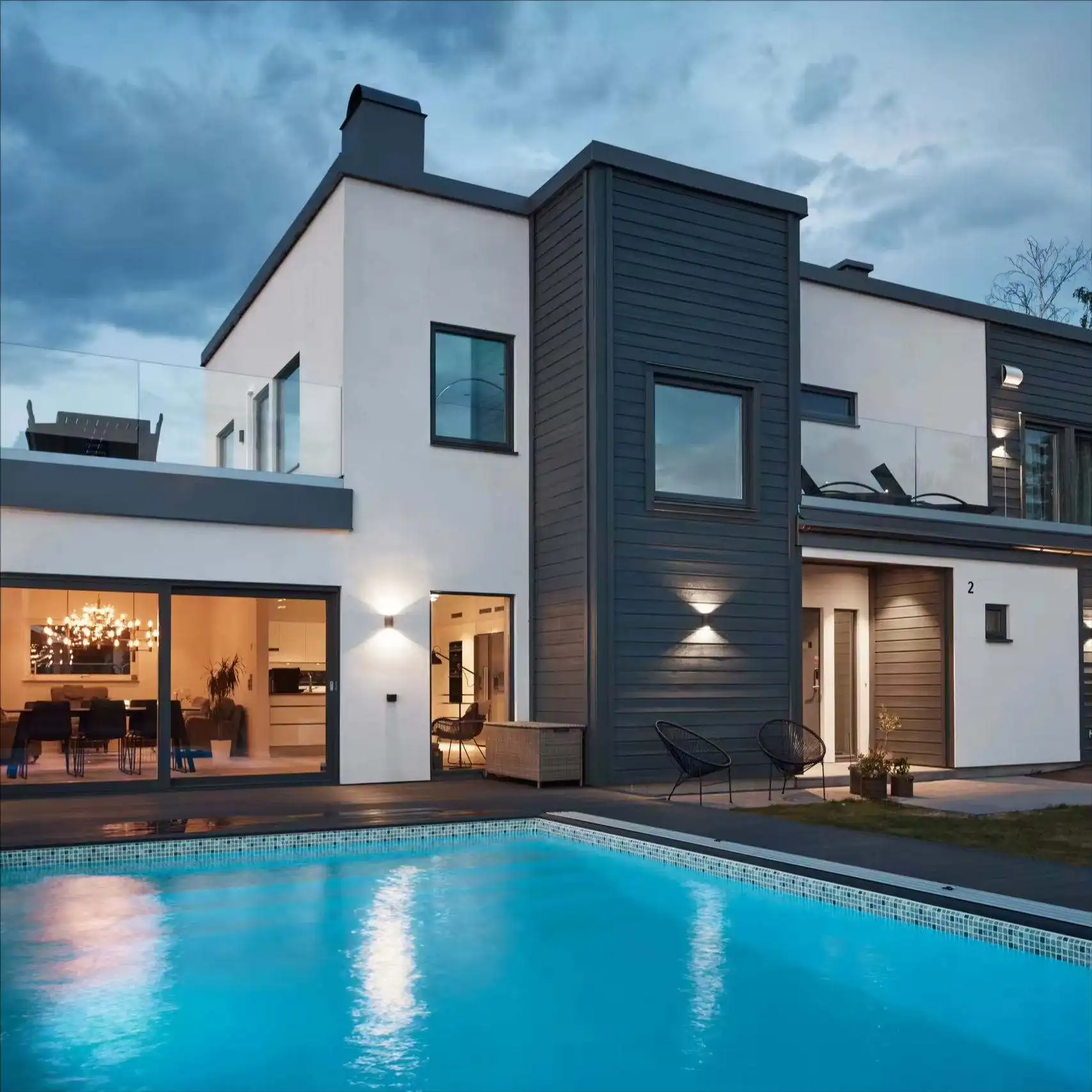 Modern Design Light Steel Structure Prefab Modular Villas Quick Build Mobile Prefabricated Houses for Living
