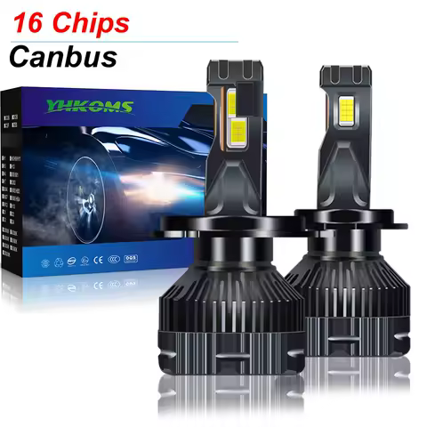 YHKOMS 300W 30000LM H4 Canbus H7 Car LED Headlight 16 Chips H1 H8 H9 H11 9005 9006 HB3 HB4 9012Bulb Auto Light Lamp 6000K 12V
