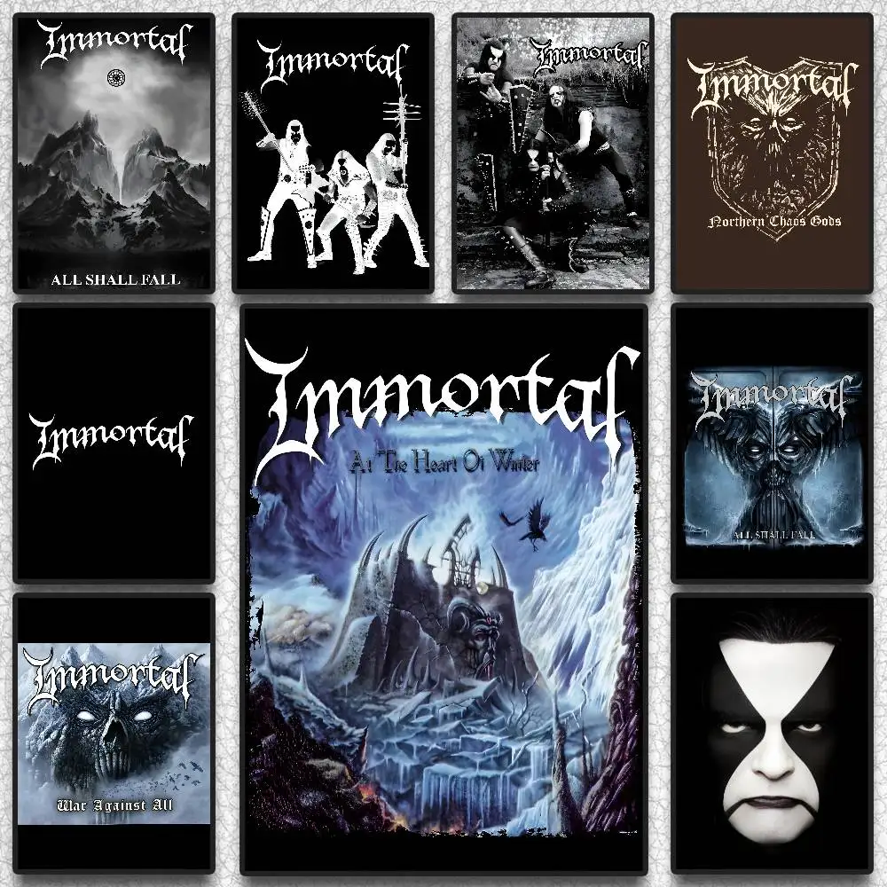 I-IMMORTAL-N-Northern C-Chaos Gods ملصق HD الفن لزجة جدار مقاوم للماء غرفة المعيشة المنزلي غرفة نوم بار الديكور الجمالي