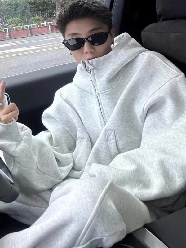loose-fit-men-hoodie-set-full-zip-hooded-jacket-straight-sweatpants-casual-streetwear-two-piece-outfits-fleece-thickened