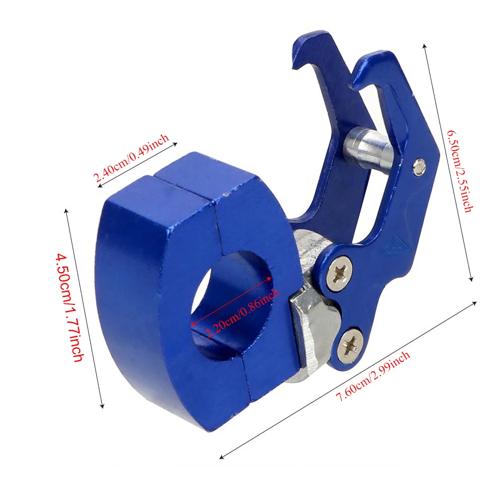 الأمتعة حقيبة شماعات 4 ألوان دراجة نارية دراجة هوك حقيبة التخزين حامل حمل سهلة التركيب سبائك الألومنيوم موتو الملحقات #4