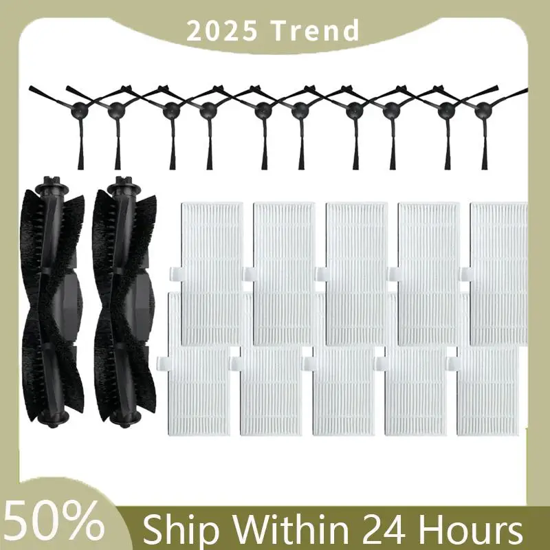 A75X العلوي ل Tikom L9000 جهاز آلي لتنظيف الأتربة إكسسوارات قطع غيار فرشاة جانبية رئيسية فلتر Hepa ممسحة القماش