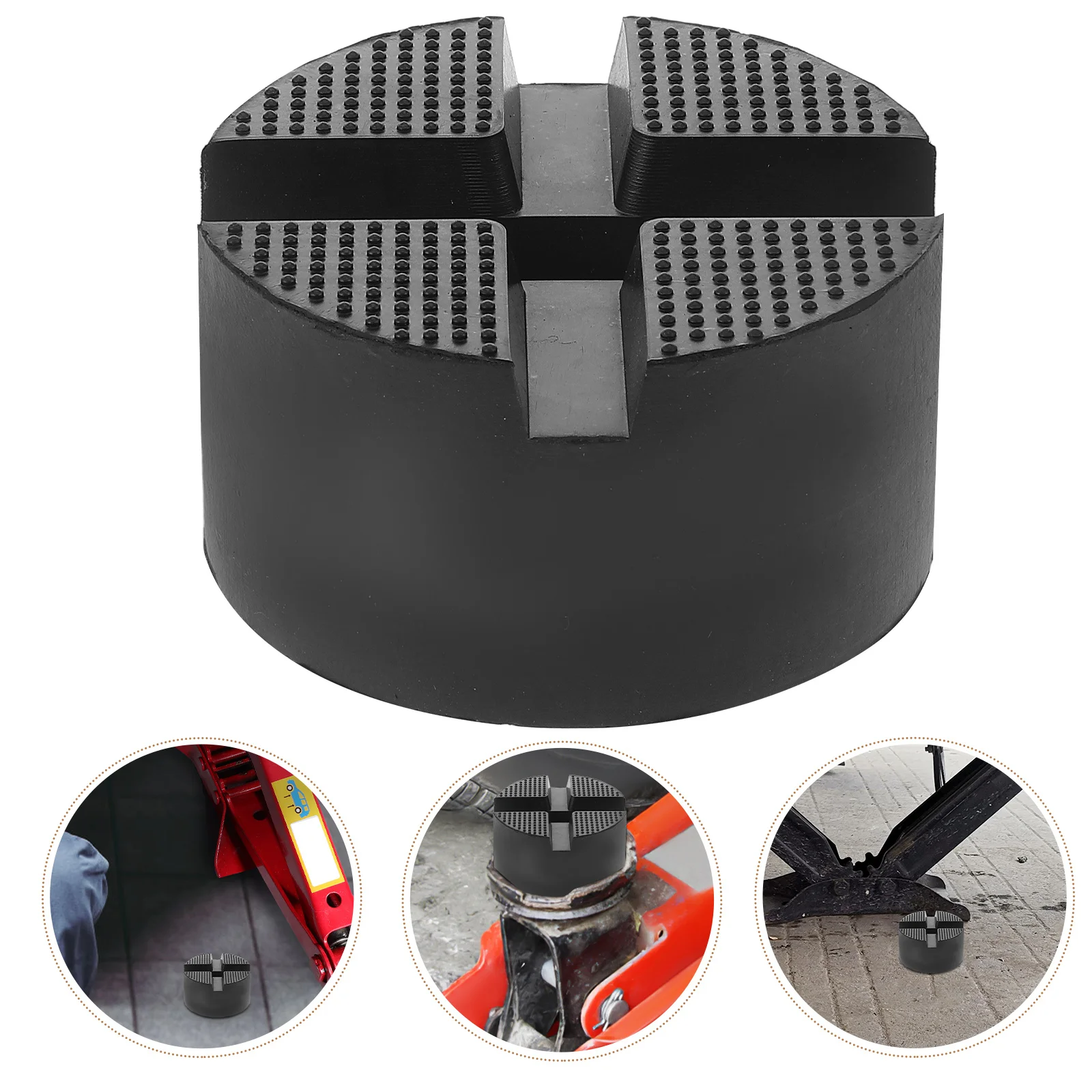 

Heavy Duty Jack Pad for Car Lift Floor Jack Rubber Pad Universal Pinch Weld Adapter Cross Beam Puck Mechanical Equipment