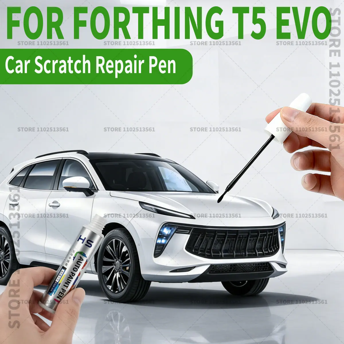 

Ручка-корректор для ремонта лакокрасочного покрытия Forthing T5 EVO, средство для удаления царапин, аксессуары для автомобиля, цвета: Звездный белый 043, Черный 048, Голубой 060, Серый