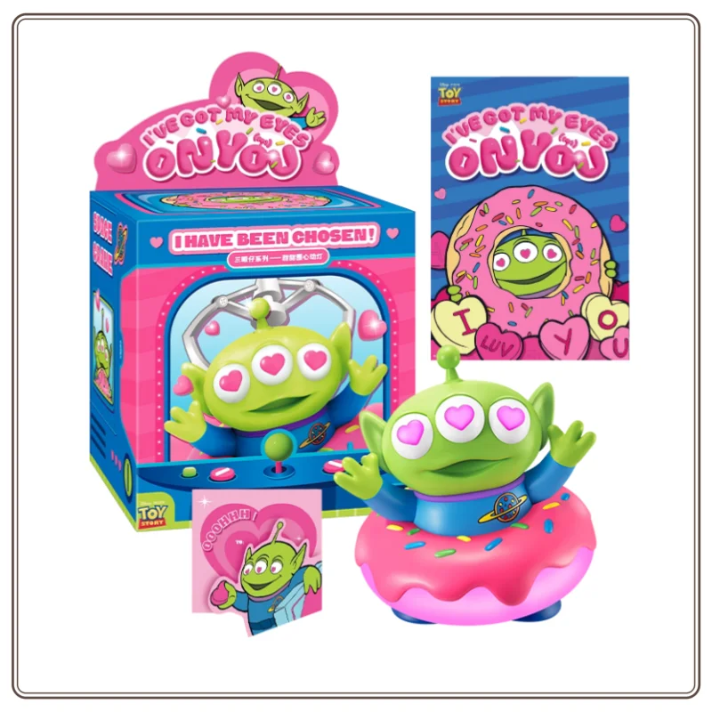 

Новая оригинальная фигурка MARTUBE Disney Little Green Men, модная коллекционная игрушка из серии Toy Story, подарочная фигурка в слепой коробке, коллаборация Disney