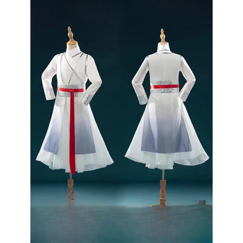 Ambitious Youth Tour Children's Stage Performance Costume Dance Costume Youth Chronicle Recitation Hanfu Classical Chinese Style